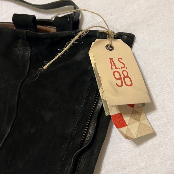 Brand new A.S.98 tall suede boots. These boots are a size 11 in black suede. - Picture 3 of 6